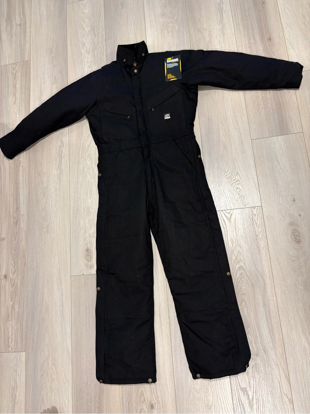 Carhartt Kids Black Insulated One-Piece Coverall